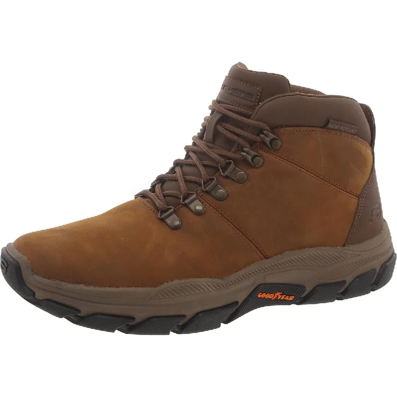 Skechers Mens ESMONT Leather Lace up Work & Safety Boots