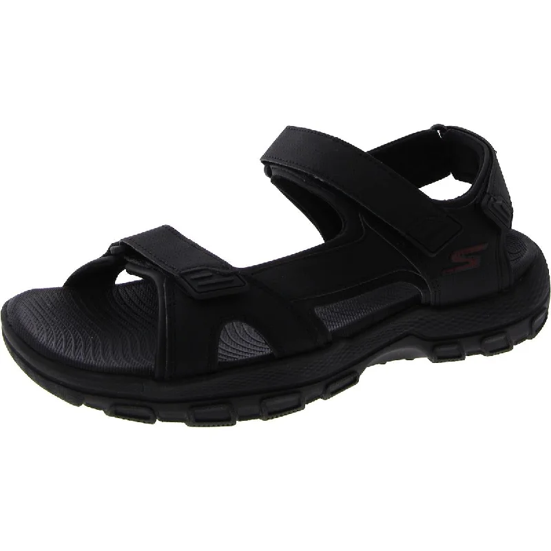 Skechers Mens go golf 600 sandal Faux Leather Golf Sandal Sport Sandals