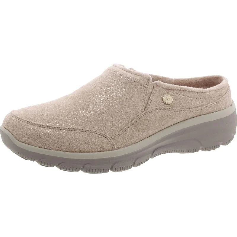 Skechers Womens Easy Going Faux Fur Lined Cozy Slip-On Sneakers