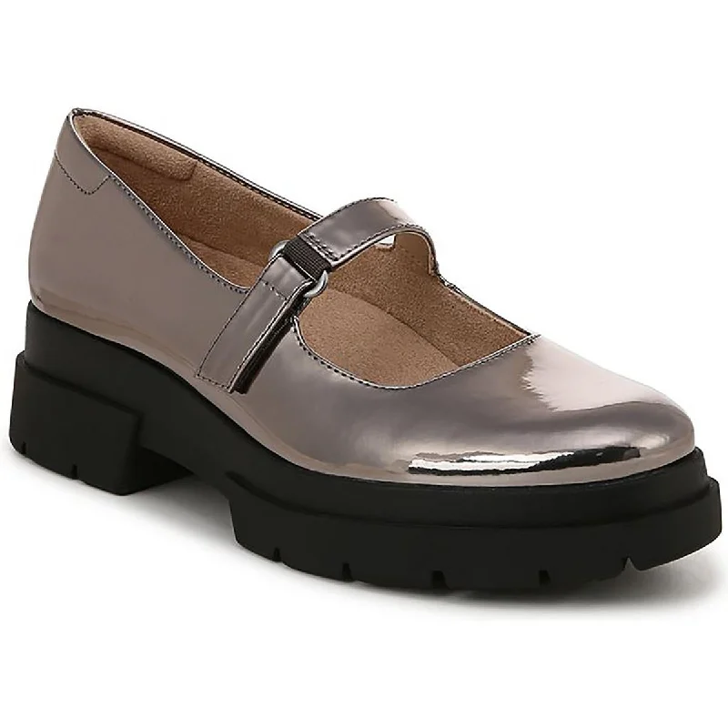 SOUL Naturalizer Womens Olivet Patent Adjustable Mary Janes