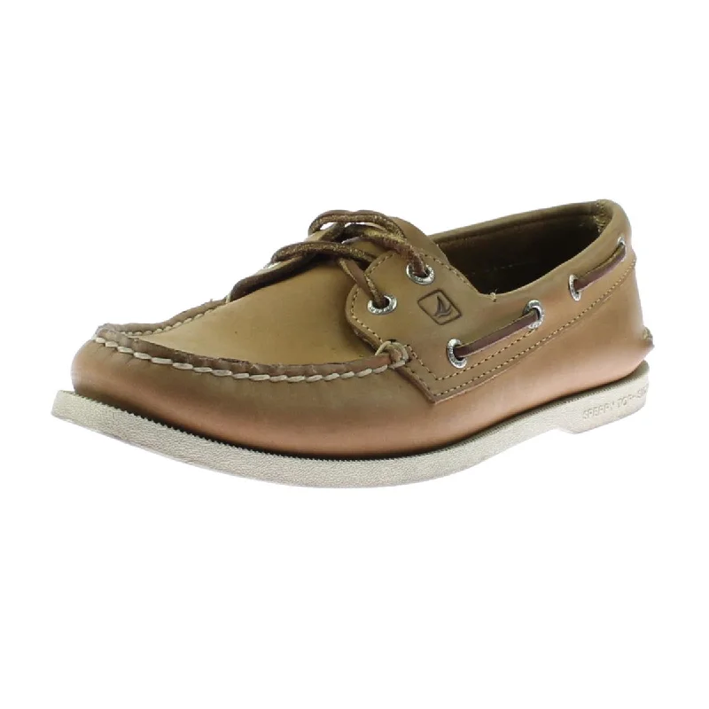 Sperry Mens Authentic Original Leather Contrast Trim Boat Shoes