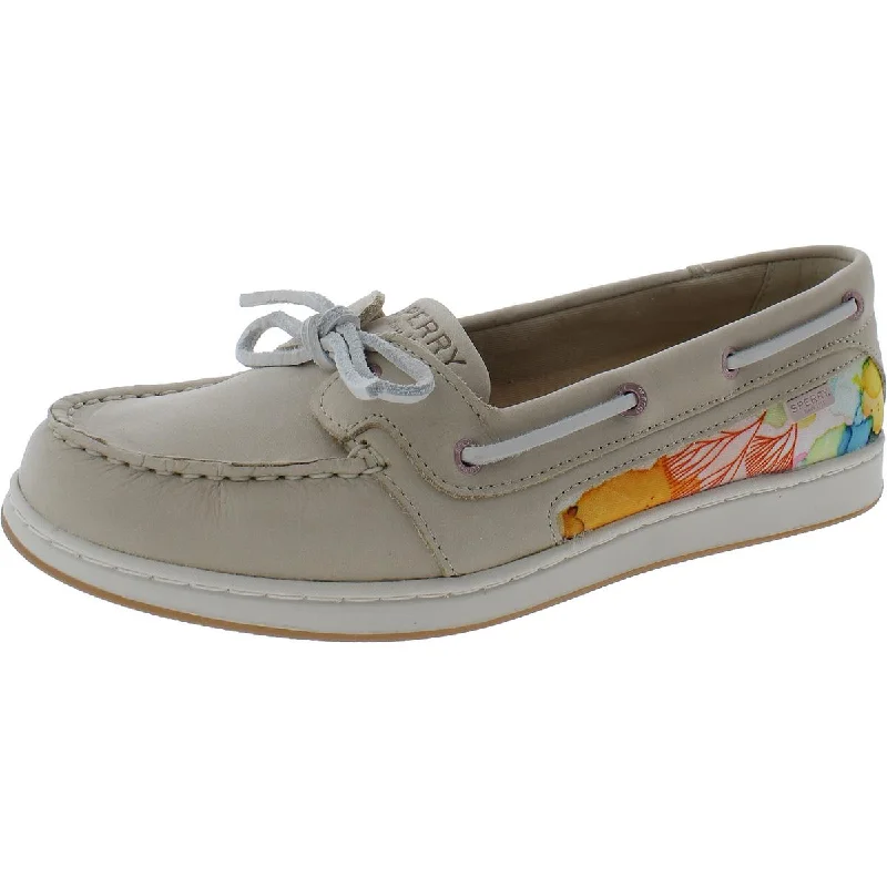 Sperry Womens Top-Sider Starfish  Padded Insole Leather Boat Shoes