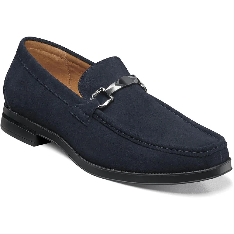 Stacy Adams Mens Paragon Loafers Faux Suede