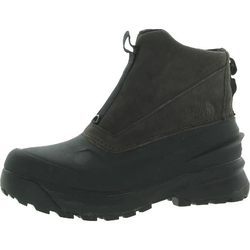 The North Face Mens Chilkat V Zip  Suede Pull On Winter & Snow Boots