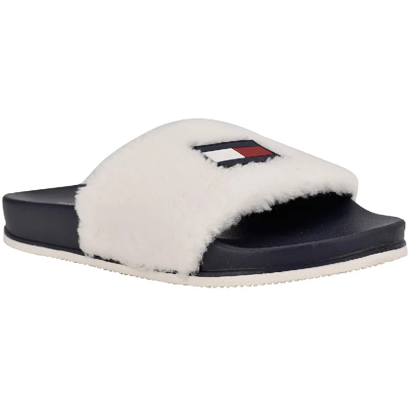 Tommy Hilfiger Womens Dezia Flats Slip-On Pool Slides