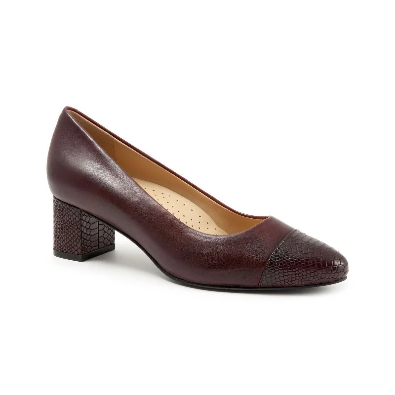 Trotters Womens Kiki Leather Evening Pumps