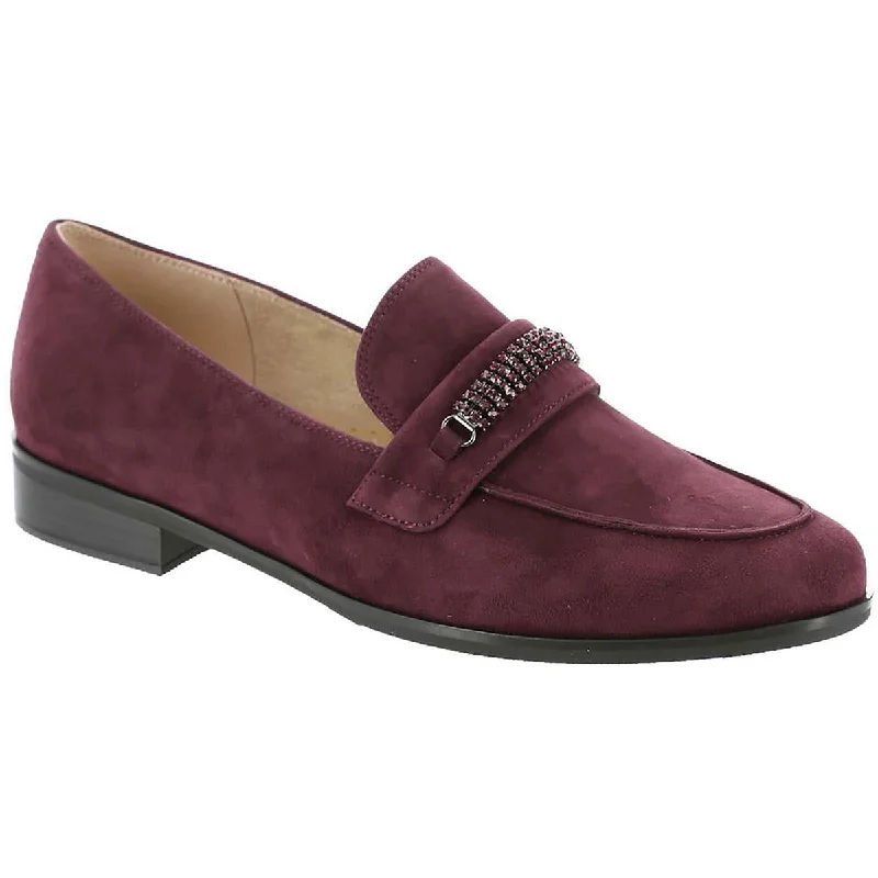 VANELi Womens Kamila Faux Suede Slip On Loafers