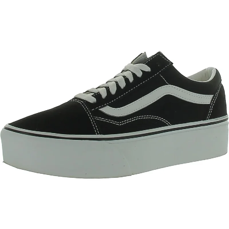 Vans Mens Suede Low-Top Skate Shoes