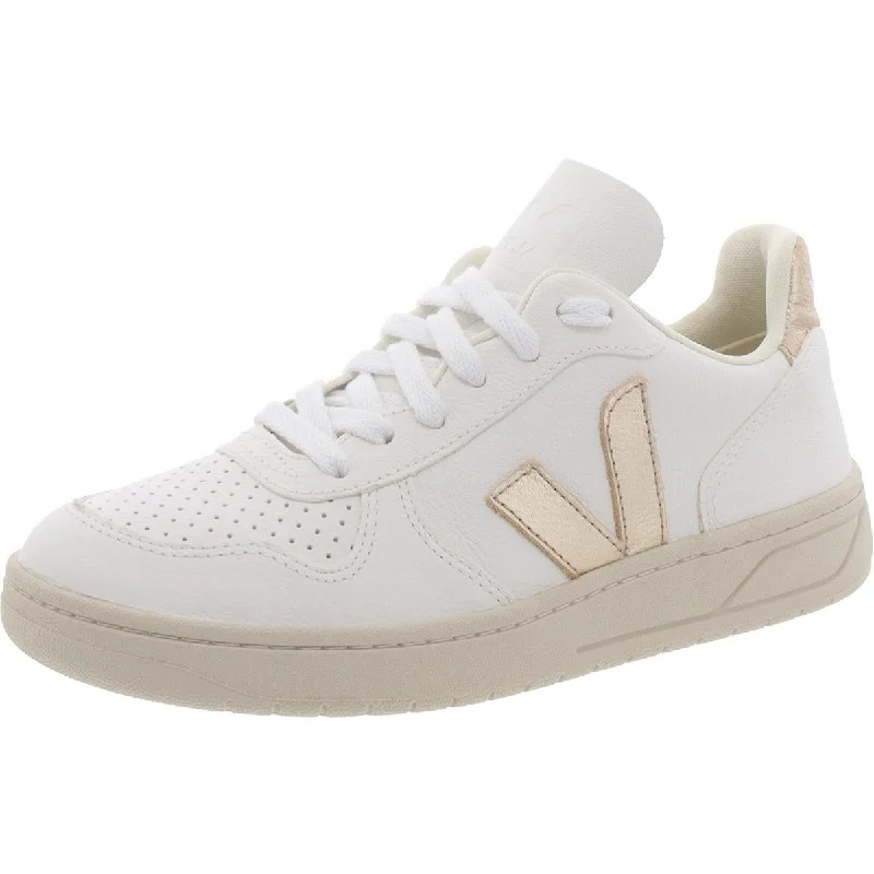 Veja Womens Leather Lace Up Casual And Fashion Sneakers