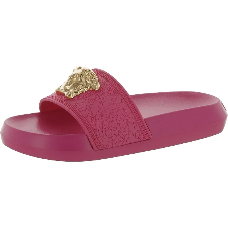 Versace Womens MEDUSA Comfort Insole Rubber Pool Slides