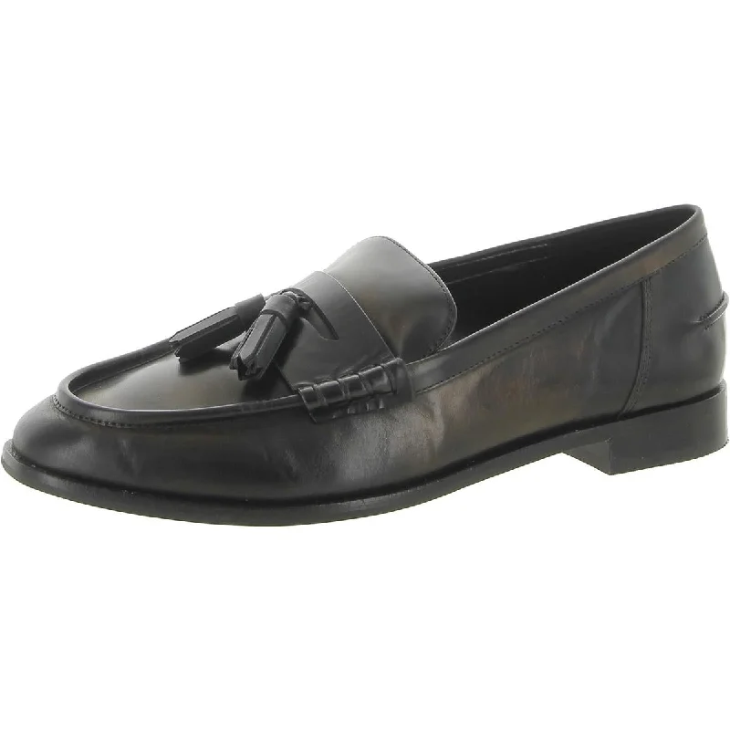 Vince Camuto Womens Chiamry Leather Tassel Loafers