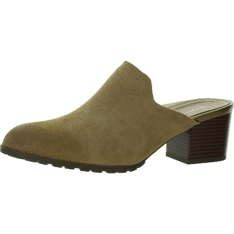 Vionic Womens Suede Slip On Mules