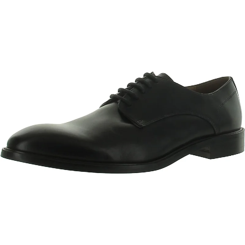 Winthrop Mens Chandler Leather Plain Toe Derby Shoes