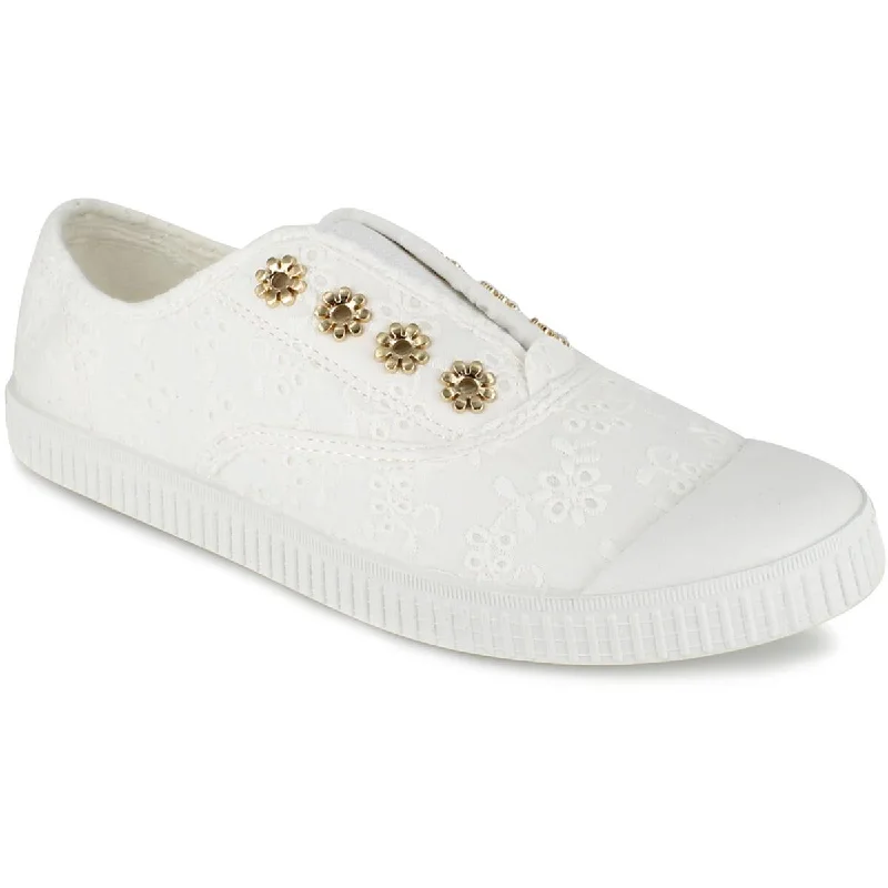 XOXO Womens Azie Embellished Slip On Casual and Fashion Sneakers