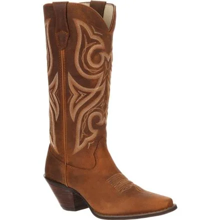 DURANGO WOMEN'S CRUSH TAN JEALOUSY WESTERN BOOT #RD3514