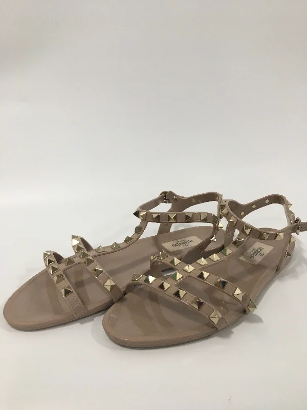 Mauve Sandals Designer Valentino-garavani, Size 7.5