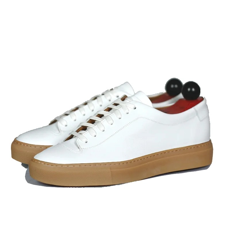 Olympia - MTO - White Calf / Gum Sole