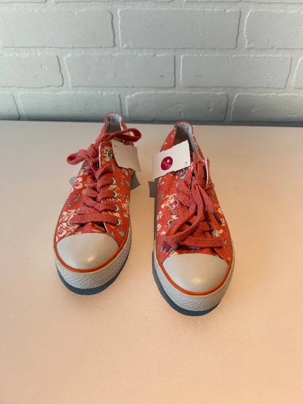 Shoes Sneakers By Cmc In Orange, Size: 6