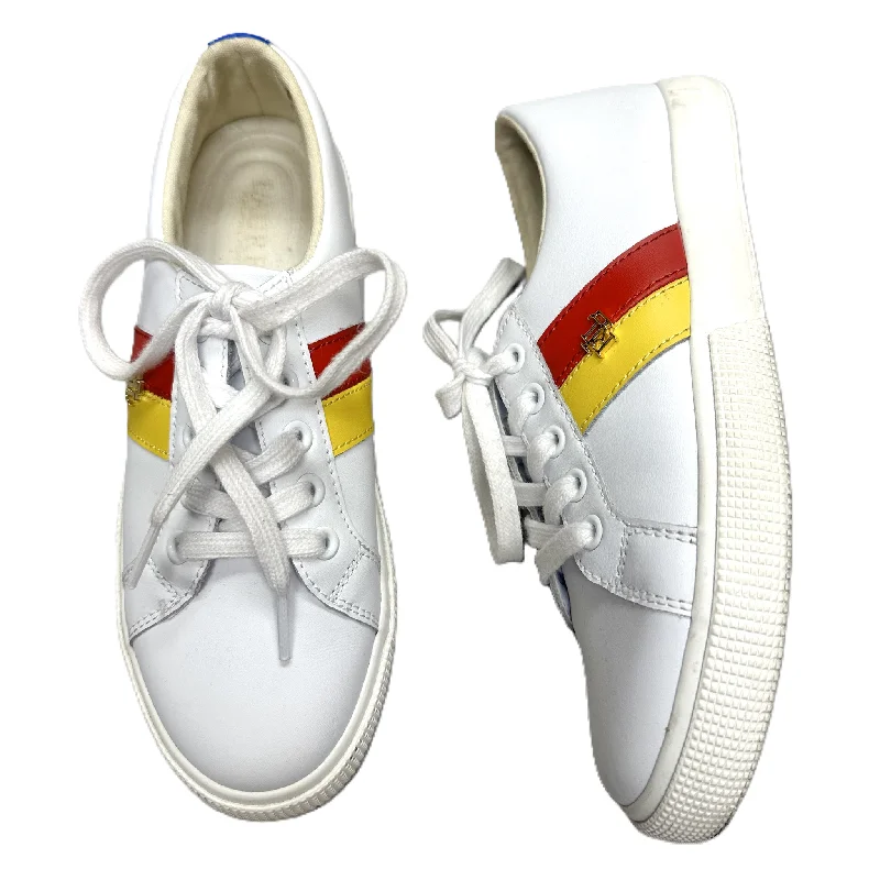 Shoes Sneakers By Ralph Lauren In White, Size: 6