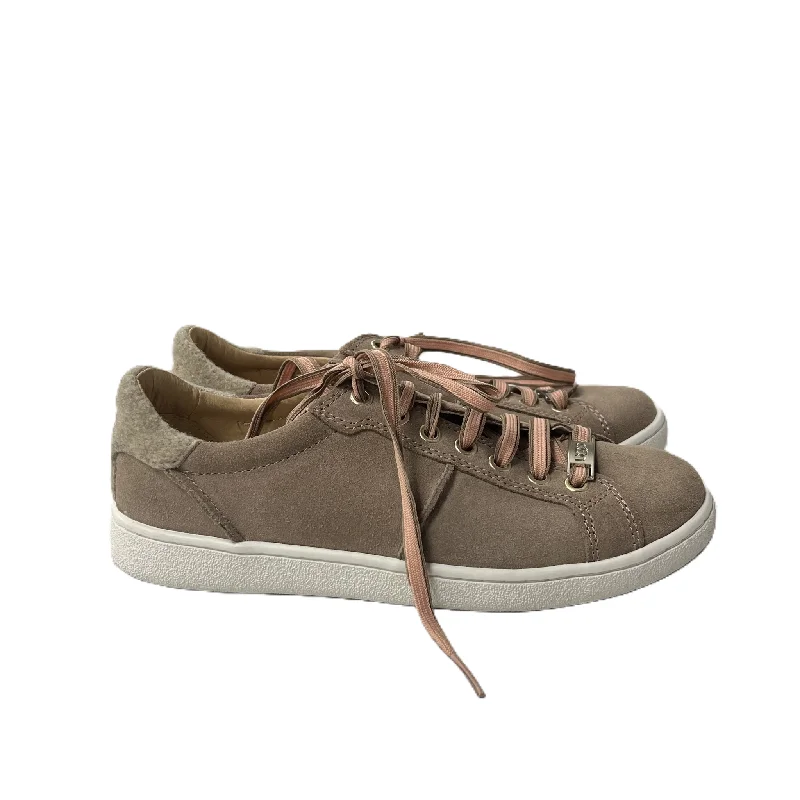 Shoes Sneakers By Ugg In Brown, Size: 6.5