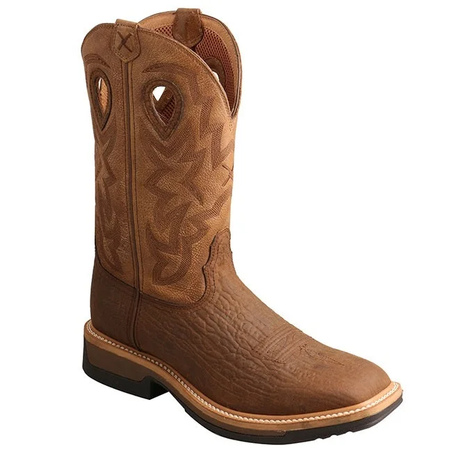 TWISTED X MEN'S LITE WESTERN WATERPROOF WORK BOOT #MLCWW05