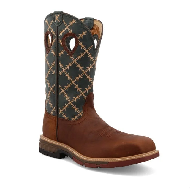 TWISTED X MEN'S WESTERN WORK BOOT #MXBN002