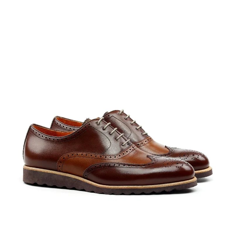 Unique Chestnut Brown Wingtip Oxford w/ Full Brogue by Le Ruux Hiking Boot Durability Style Unique Chestnut Brown Wingtip Oxford w/ Full Brogue by Le Ruux Hiking Boot Durability Style